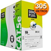Cabo de rede SOHOPLUS Furukawa CAT.5e  caixa 305 metros CX 1 UN