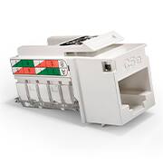 Conector fêmea RJ45 branco Furukawa CX 1 UN Conector fêmea RJ45 branco Furukawa CX 1 UN