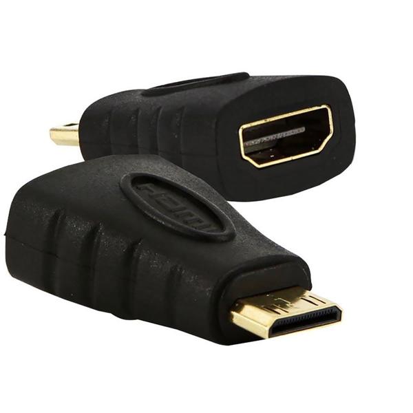 Adaptador de video HDMI fêmea para mini HDMI mach, 6437, Md9 - BT 1 UN