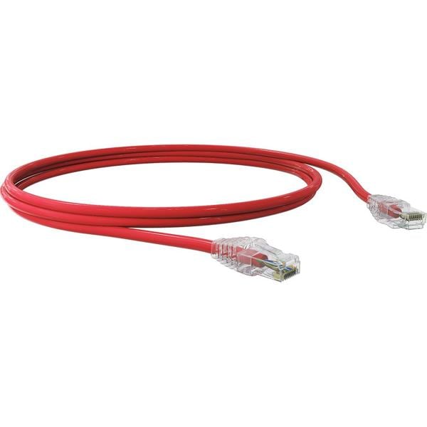 Cabo de rede RJ45, CAT.6, 1,5m, Vermelho, Furukawa - CX 1 UN