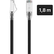 Cabo de Rede Gamer SohoPlus RJ45 CAT.6 T568A/B compatível Playstation 4 e 5, XBOX e PC, 1.8m, Preto - Furukawa - CX 1 UN