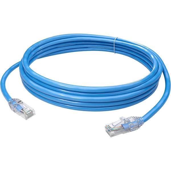 Cabo de rede U/UTP CAT 5E, 2,5m, Azul claro,  T568A/B, Furukawa - PT 1 UN