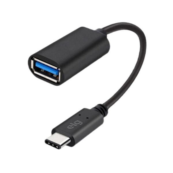 Adaptador USB Tipo-C para USB-A fêmea 3.0, USBADP1, Elg - CX 1 UN