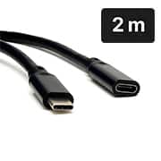 Cabo extensor USB-C macho e fêmea 3.0, 2 metros, 9641, Md9 - BT 1 UN Cabo extensor USB-C macho e fêmea 3.0, 2 metros, 9641, Md9 - BT 1 UN