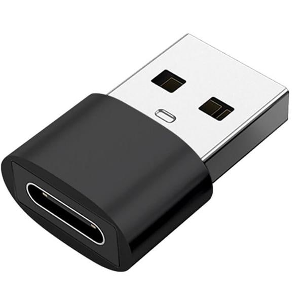 Adaptador OTG USB-A macho x USB-C fêmea, Preto, 9286, Md9 - BT 1 UN