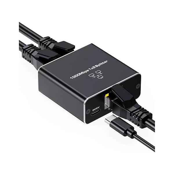 Splitter para cabo de rede RJ45, 2 saídas, 1000Mbps, 9753, Md9 - EB 1 UN