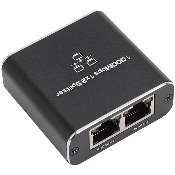 Splitter para cabo de rede RJ45, 2 saídas, 1000Mbps, 9753, Md9 - EB 1 UN