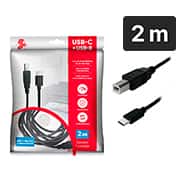 Cabo USB para Impressora 2.0 C/B, 2 Metros, Preto, 018-1417, 5+ - BT 1 UN Cabo USB para Impressora 2.0 C/B, 2 Metros, Preto, 018-1417, 5+ - BT 1 UN