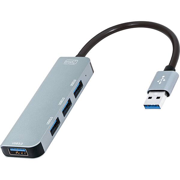 HUB USB 3.0 4 em 1, 4 portas USB 3.0, 1 JL-CX04-1, 2Plug - BT 1 UN