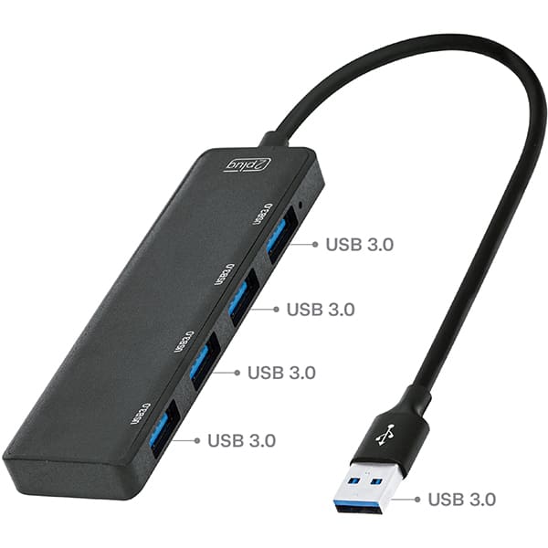 HUB USB 3.0 4 em 1, 4 portas USB 3.0, JL-CX04-11, 2Plug - BT 1 UN