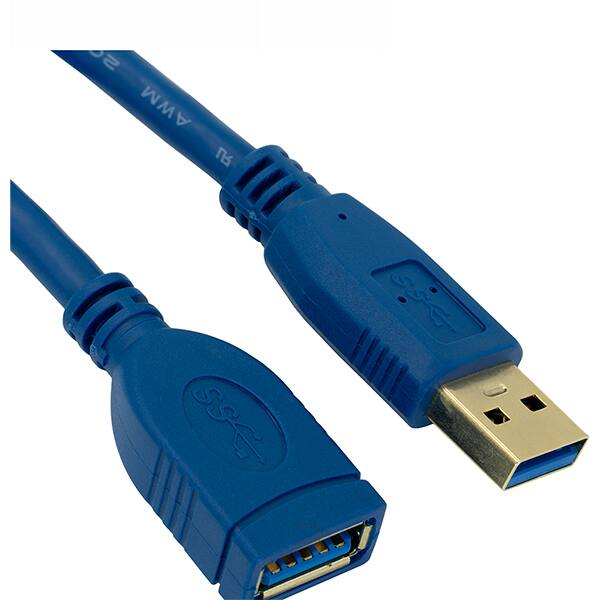Cabo extensor USB-A 3.0 Macho/Fêmea, 5m, Azul, 9328, Md9 - PT 1 UN Cabo extensor USB-A 3.0 Macho/Fêmea, 5m, Azul, 9328, Md9 - PT 1 UN