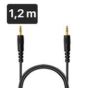 Cabo de áudio estéreo P2xP2 1,2m WI411 Multi BT 1 UN Cabo de áudio estéreo P2xP2 1,2m WI411 Multi BT 1 UN