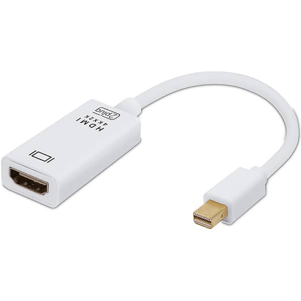 Adaptador Mini Displayport para HDMI 4K30hz JL-MD1001K 2Plug CX 1 UN