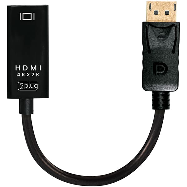 Adaptador Displayport para HDMI 4K30hz JL-D1001K 2Plug CX 1 UN