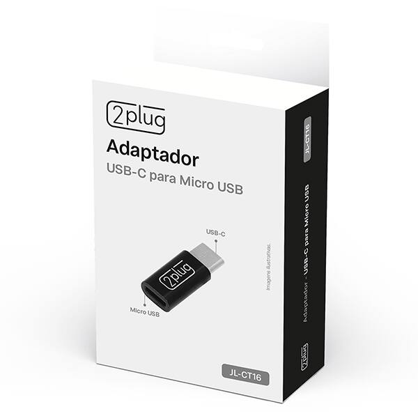 Adaptador USB-C para Micro USB, JL-CT16, 2Plug - CX 1 UN