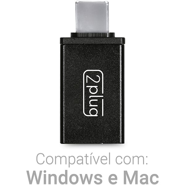 Adaptador OTG USB-C para USB-A 3.0, JL-CT01, 2Plug - CX 1 UN