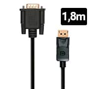 Cabo Displayport para VGA, 1.8m, JL-D1013, 2Plug - CX 1 UN