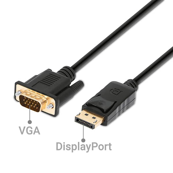 Cabo Displayport para VGA, 1.8m, JL-D1013, 2Plug - CX 1 UN