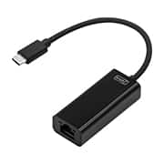 Adaptador de Rede RJ45 para USB-C 3.0, 1000Mbps, JL-C3101AP, 2Plug - CX 1 UN Adaptador de Rede RJ45 para USB-C 3.0, 1000Mbps, JL-C3101AP, 2Plug - CX 1 UN