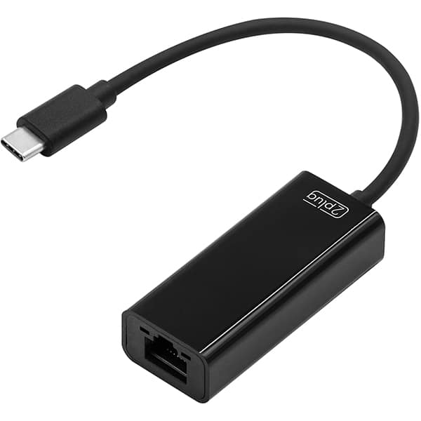 Adaptador de Rede RJ45 para USB-C 3.0, 1000Mbps, JL-C3101AP, 2Plug - CX 1 UN