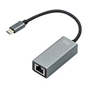 Adaptador de Rede RJ45 para USB-C 3.0, 1000Mbps, JL-C3101A, 2Plug - CX 1 UN Adaptador de Rede RJ45 para USB-C 3.0, 1000Mbps, JL-C3101A, 2Plug - CX 1 UN