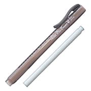 Caneta Borracha Click com 01 refil adicional, Fumê, Pentel - BT 1 UN