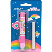 Caneta borracha + refil, cores sortidas, B01010201072, Mercur - BT 1 UN