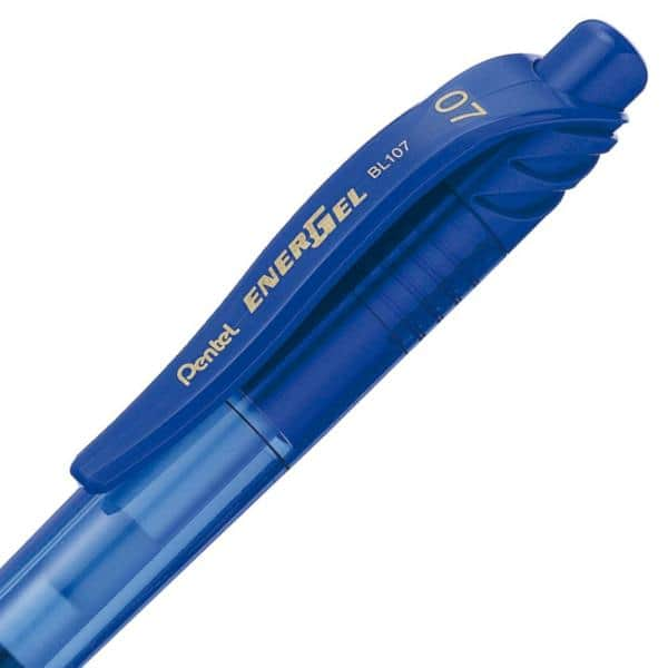 Caneta Gel Retrátil Energel-X 0,7mm Azul, SM-BL107-CN6 - Pentel BT 1 UN