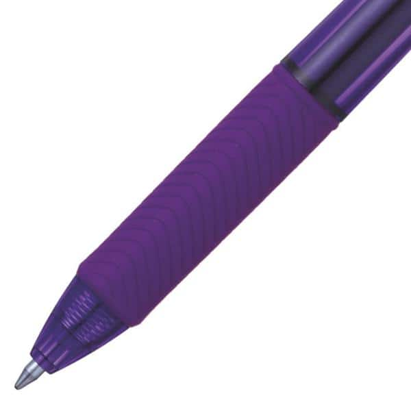 Caneta Gel Retrátil Energel-X 0,7mm Violeta, SM-BL107-VN6 - Pentel BT 1 UN