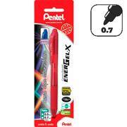Caneta Gel Retrátil Energel-X 0,7mm Vermelha, SM-BL107-BN6 - Pentel BT 1 UN