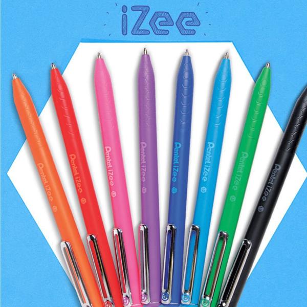 Caneta esferográfica retrátil, Izee, 0.7mm, Azul, SM/BX467-C, Pentel - BT 1 UN