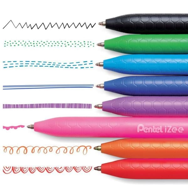 Caneta esferográfica retrátil, Izee, 0.7mm, Azul, SM/BX467-C, Pentel - BT 1 UN