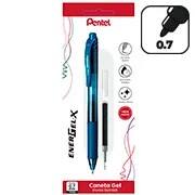 Caneta esferográfica retrátil + Refil, Azul, Ponta 0,7mm, Energel, SM/BL107, Pentel - BT 1 UN