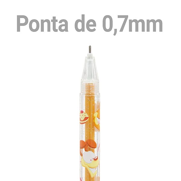 Caneta esferográfica gel apagável, 0,7mm, Garfield, Spiral - 1 UN