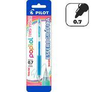 Caneta gel retrátil 0,7mm Pop LoL azul pastel BLPL7 Pilot BT 1 UN