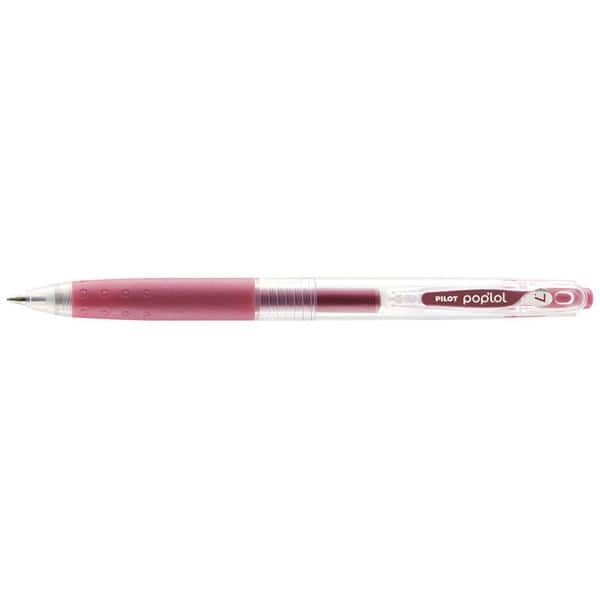 Caneta gel retrátil 0,7mm Pop LoL rosa metálico BLPL7 Pilot BT 1 UN