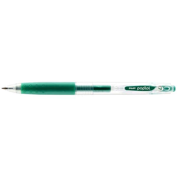 Caneta gel retrátil 0,7mm Pop LoL verde metálico BLPL7 Pilot BT 1 UN