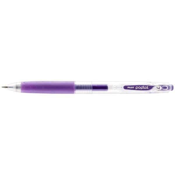 Caneta gel retrátil 0,7mm Pop LoL violeta metálico BLPL7 Pilot BT 1 UN