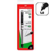 Caneta esferográfica gel, 1.0mm, Xtreme, Preta, Faber-Castell - BT 1 UN