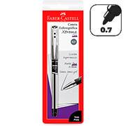 Caneta esferográfica gel, 0.7mm, Xtreme, Preta, Faber-Castell - BT 1 UN
