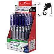 Caneta esferográfica gel, 1.0mm, Xtreme, Azul, Faber-Castell - CX 18 UN