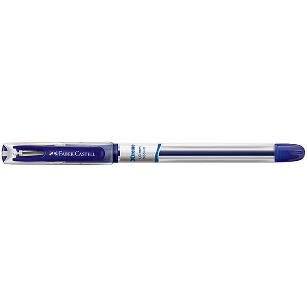 Caneta esferográfica gel, 1.0mm, Xtreme, Azul, Faber-Castell - CX 18 UN