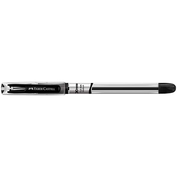 Caneta esferográfica gel, 1.0mm, Xtreme, Preta, Faber-Castell - CX 18 UN