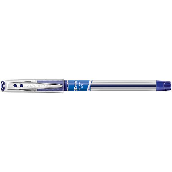 Caneta esferográfica gel, 0,7mm, Xtreme, Azul, Faber-Castell - CX 18 UN