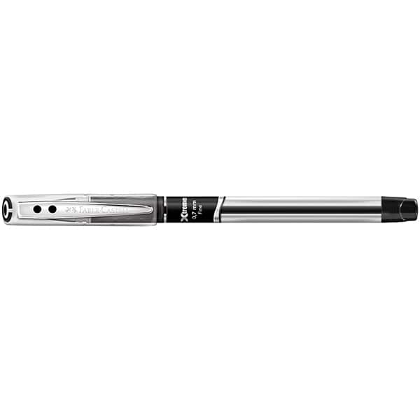 Caneta esferográfica gel, 0,7mm, Xtreme, Preta, Faber-Castell - CX 18 UN