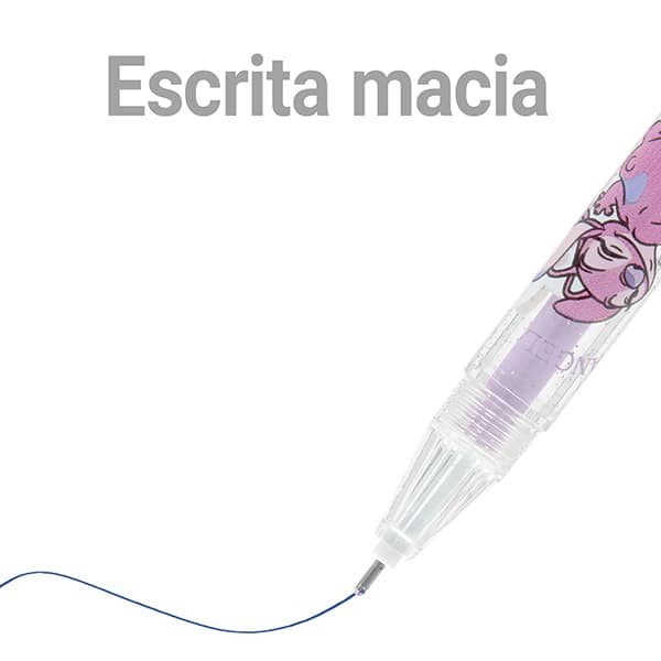 Caneta esferográfica gel apagável, 0,7mm, Angel, Spiral - 1 UN Caneta esferográfica gel apagável, 0,7mm, Angel, Spiral - 1 UN