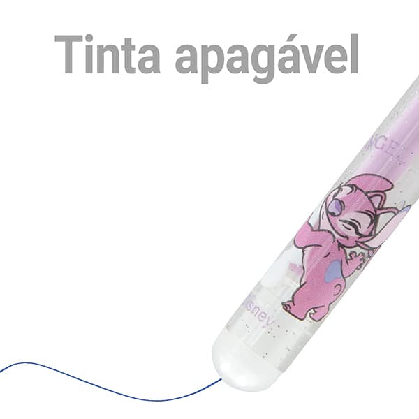 Caneta esferográfica gel apagável, 0,7mm, Angel, Spiral - 1 UN Caneta esferográfica gel apagável, 0,7mm, Angel, Spiral - 1 UN