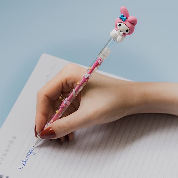 Caneta esferográfica gel apagável, 0,7mm, My Melody, Spiral - 1 UN