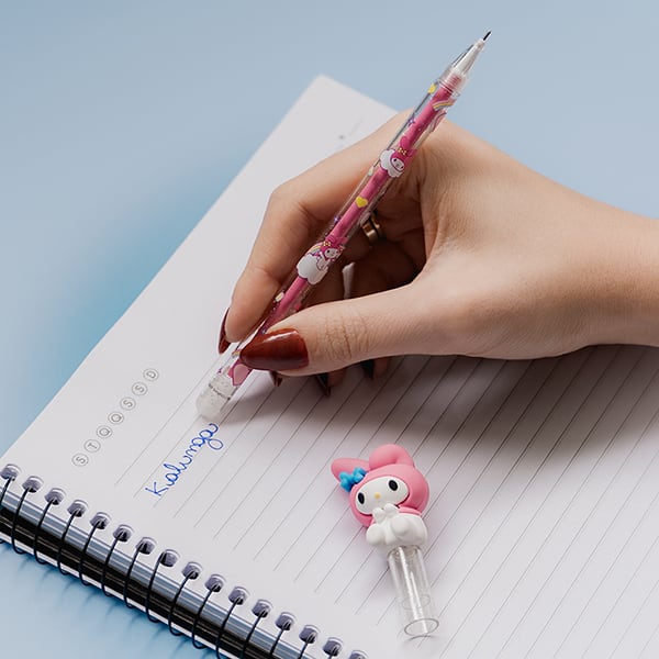 Caneta esferográfica gel apagável, 0,7mm, My Melody, Spiral - 1 UN