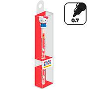 Caneta esferográfica gel apagável, 0,7mm, Hello Kitty, Spiral - 1 UN Caneta esferográfica gel apagável, 0,7mm, Hello Kitty, Spiral - 1 UN